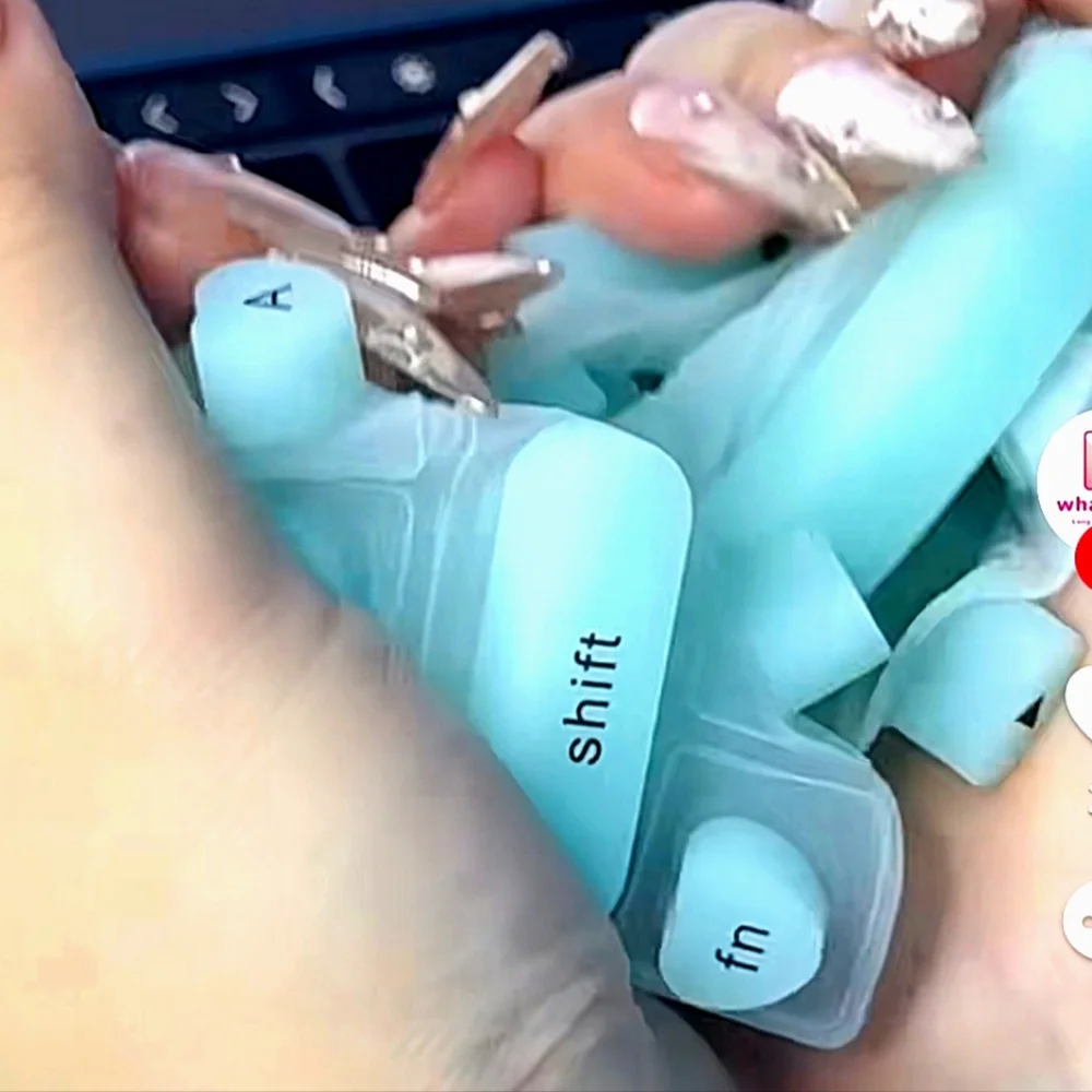 Silicone Keyboard Cover For Long Nails